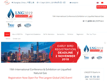 Tablet Screenshot of lng2019.com